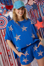 Load image into Gallery viewer, Sequin America Stars T-Shirt

