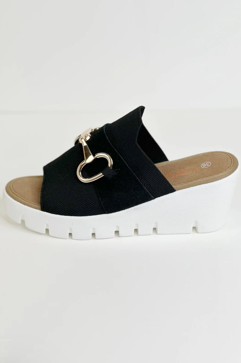 Bernie Mev Buckle Wedge *FINAL SALE*