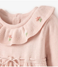 Load image into Gallery viewer, Embroidered Knit Dress &amp; Bloomer Set
