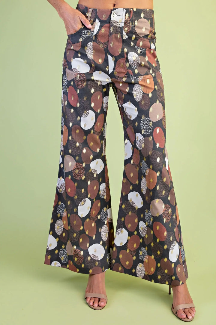 Golden Fall Wide Leg Pant