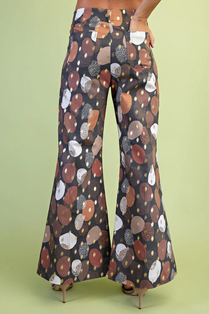 Golden Fall Wide Leg Pant