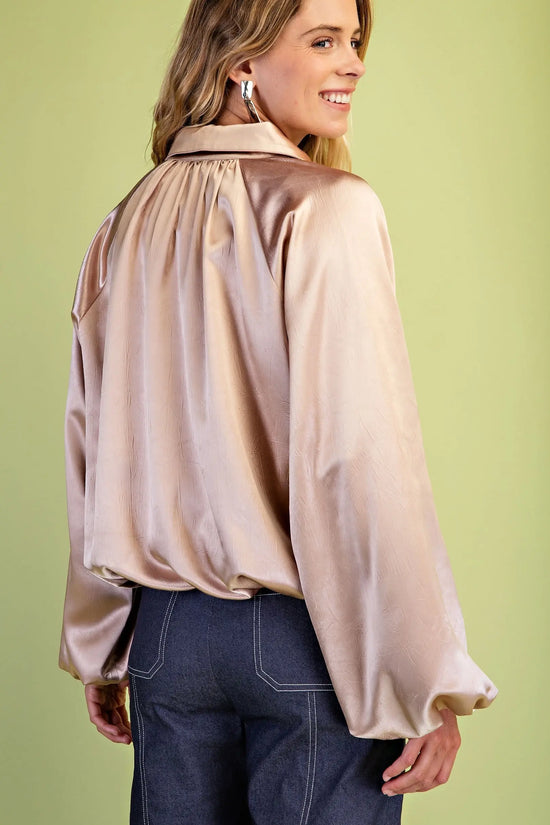 Satin Bomber Jacket