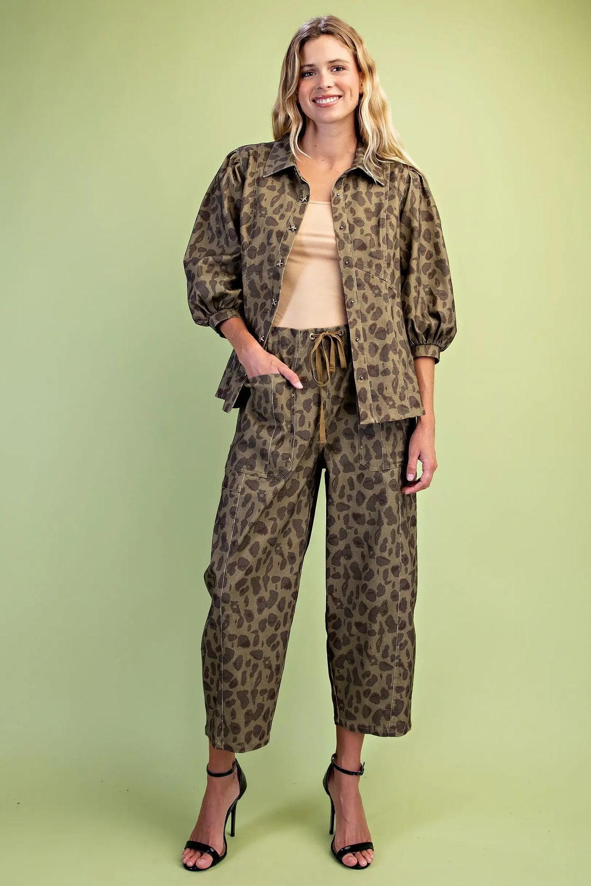 Star Studded Barrel Pant
