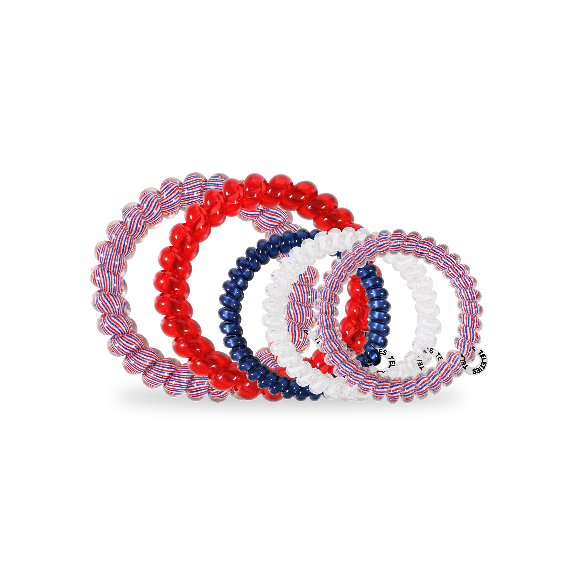Spiral Hair Coils | Mixed Pack | Star Spangled Hair Ties