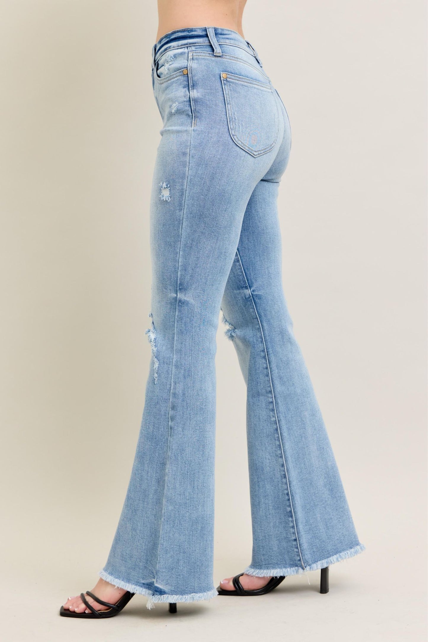 Judy Blue HW Flare W/ Shield Pockets