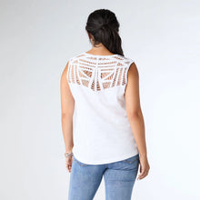 Load image into Gallery viewer, Ellis Tank With Crochet Trim

