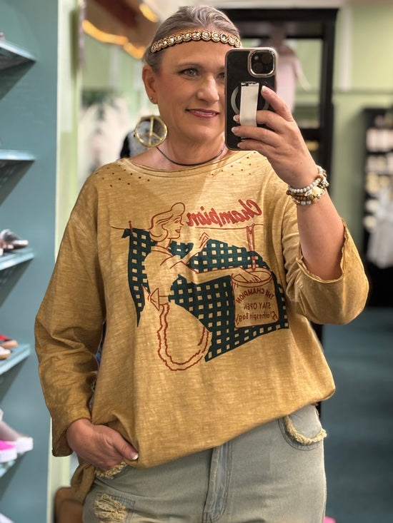 Retro Printed Tee