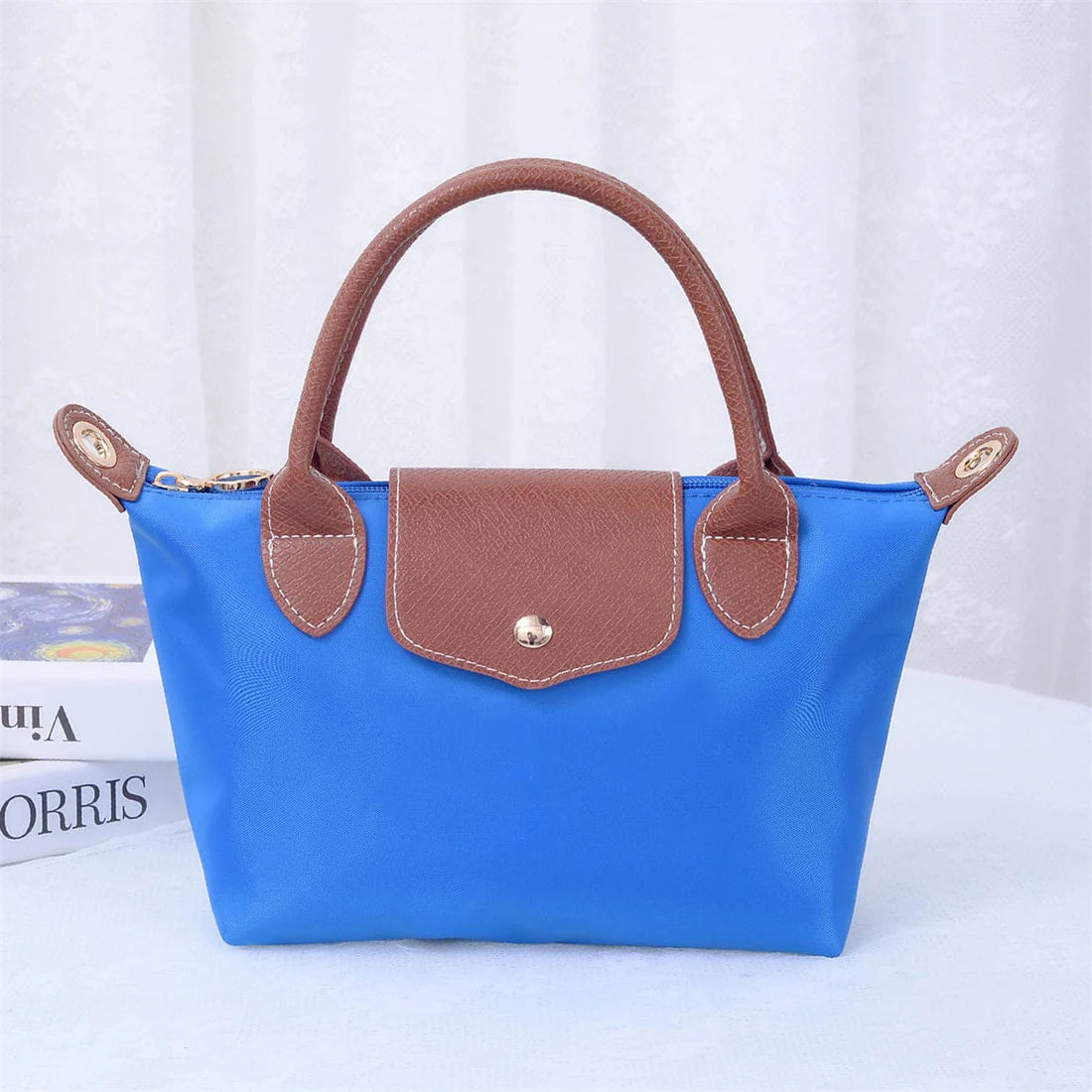 Britney Nylon Double Handle Mini Crossbody Bag