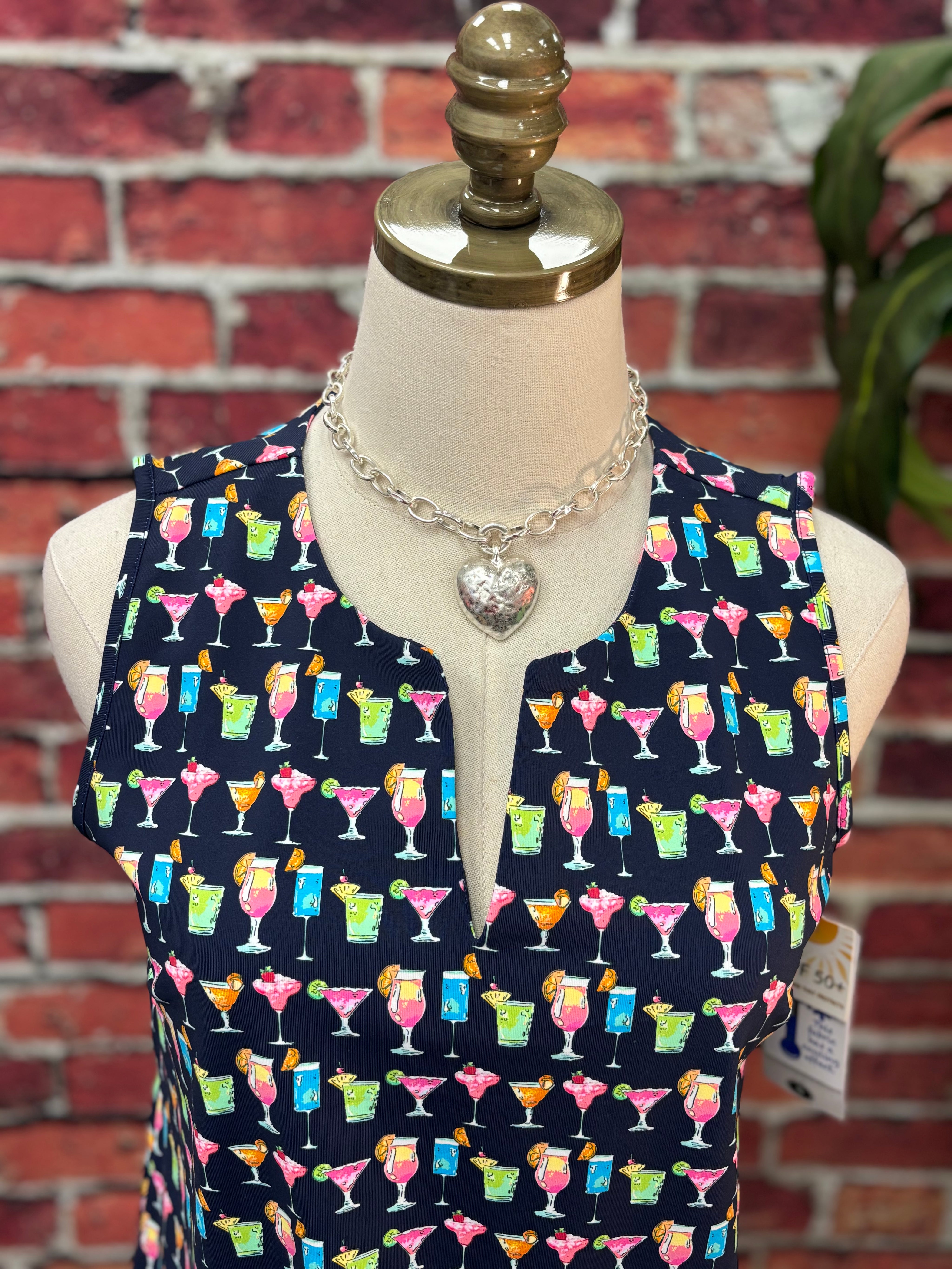 Sleeveless Key Hole Top