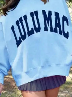 Lulu Mac Long Sleeve Crew Neck Sweatshirt