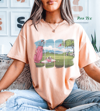Load image into Gallery viewer, Golf Course Resort Country Club Pink Graphic Tee By Par-Tees
