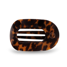 Load image into Gallery viewer, Round Flat Hair Clip | Medium | Tortoise
