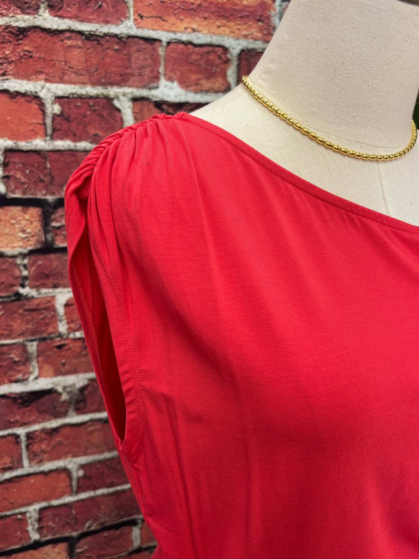 Asymmetrical Off Shoulder Knit Top