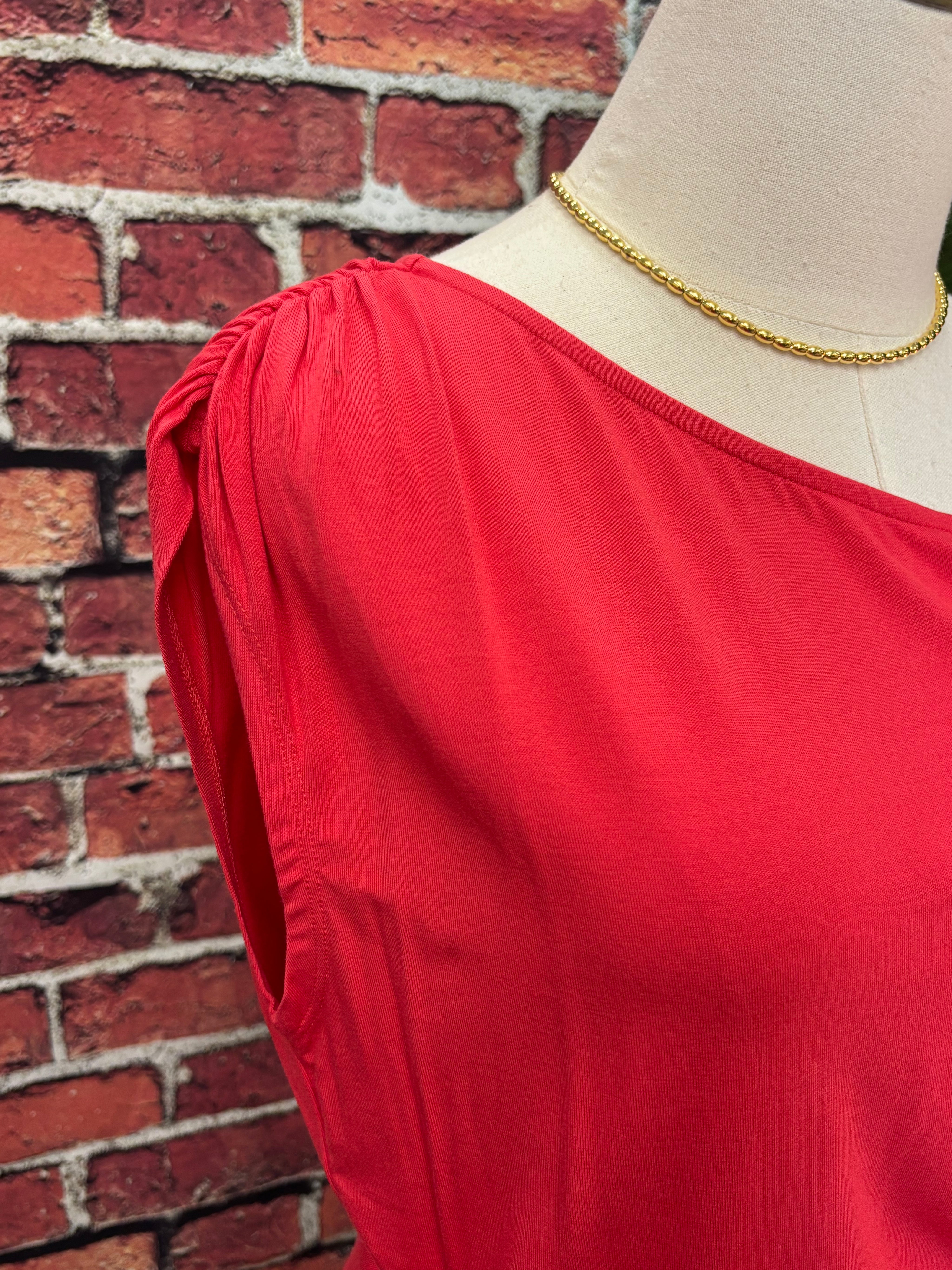 Asymmetrical Off Shoulder Knit Top
