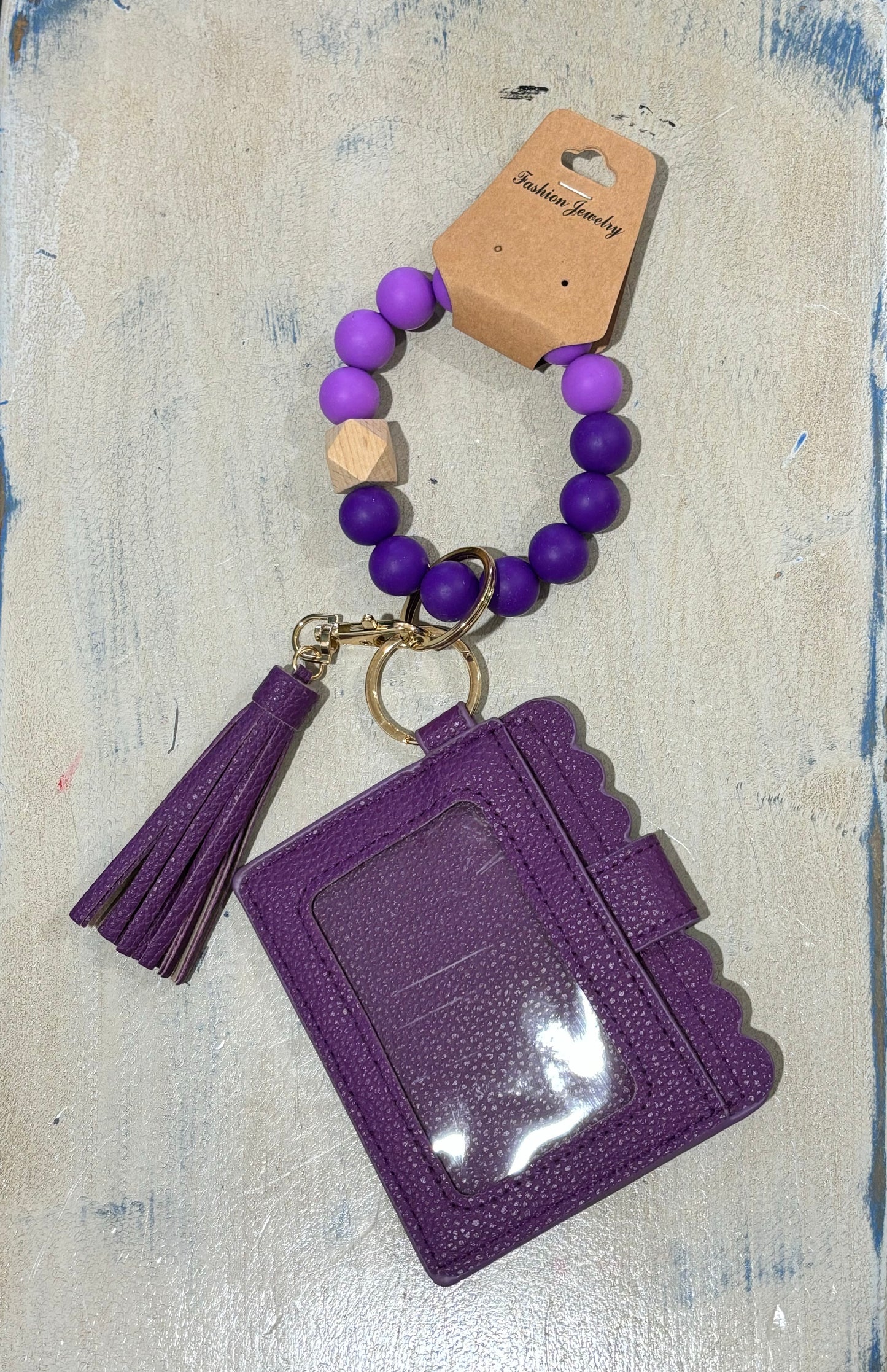 Silicone Keychain & Card Holder