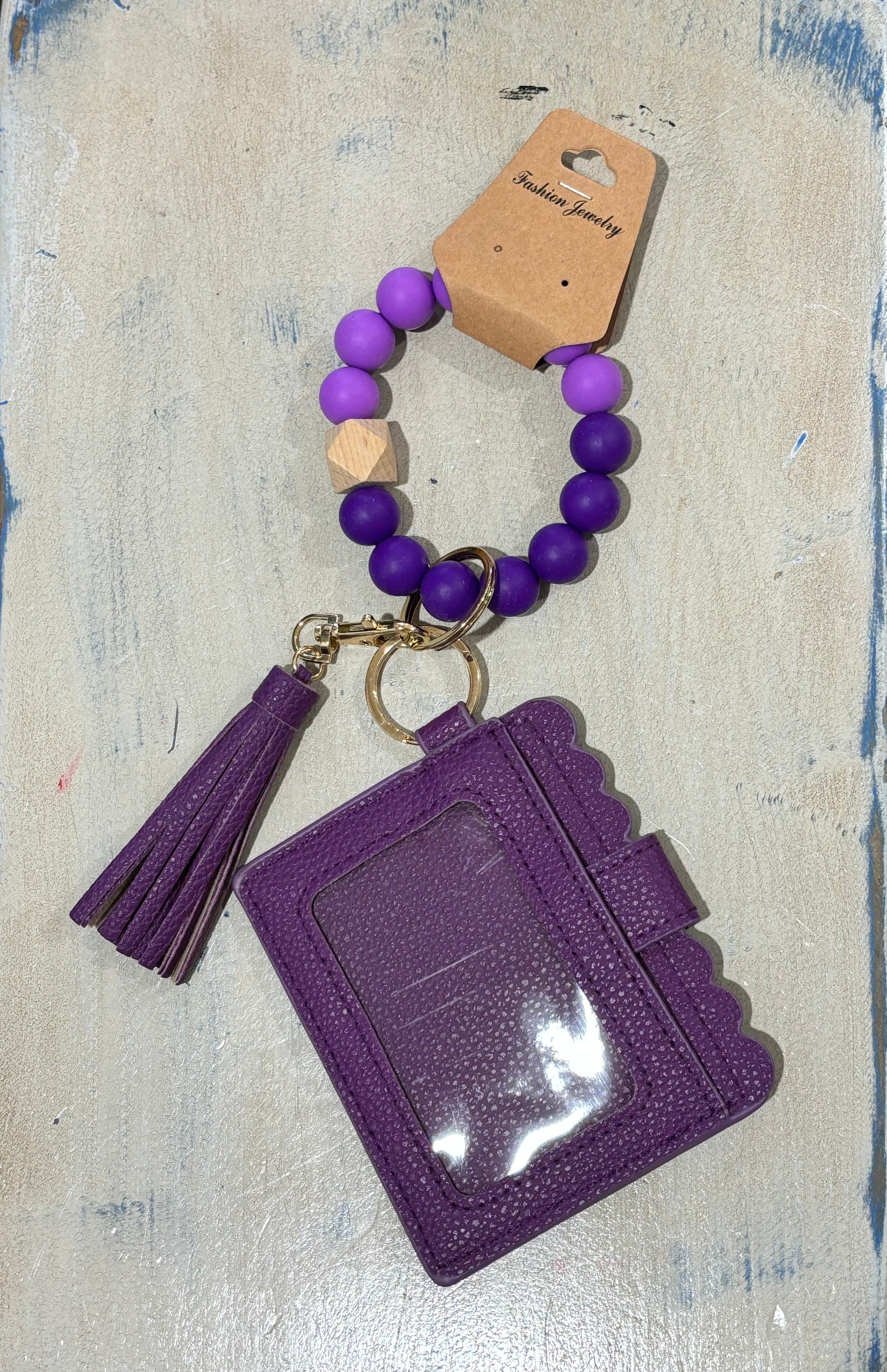 Silicone Keychain & Card Holder