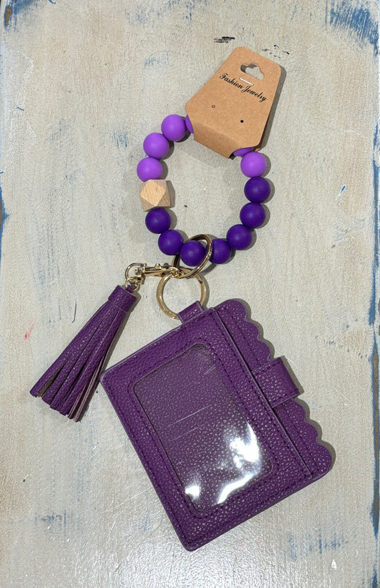 Silicone Keychain & Card Holder