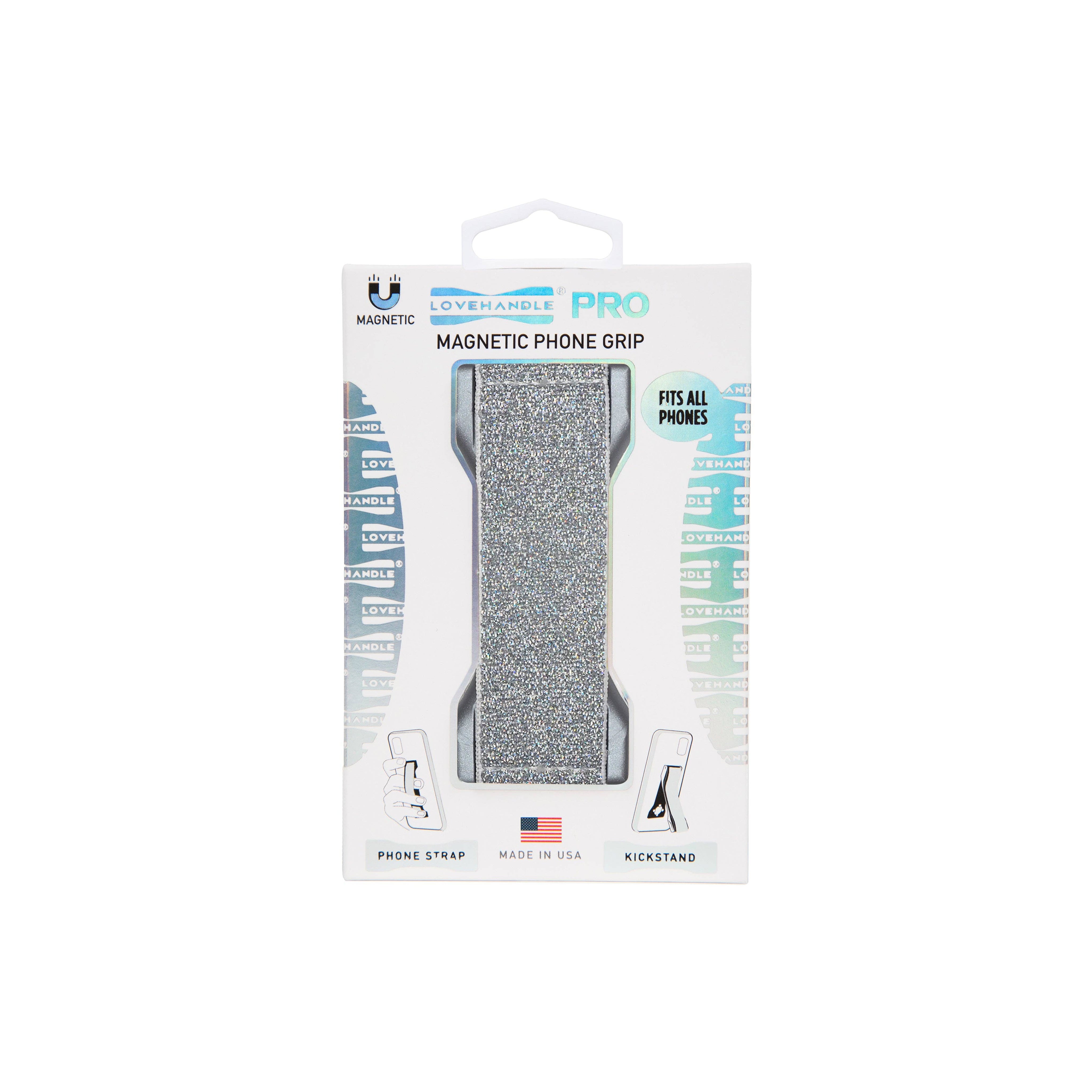 LoveHandle PRO - Silver Glitter Elastic