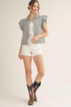 Load image into Gallery viewer, Denim Stripe Vest
