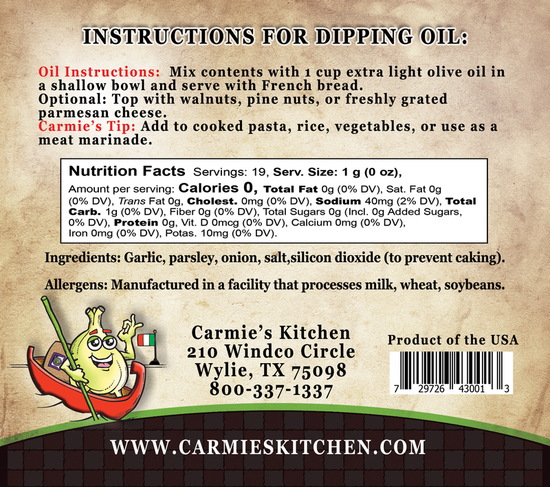 Herb Dipping Oil