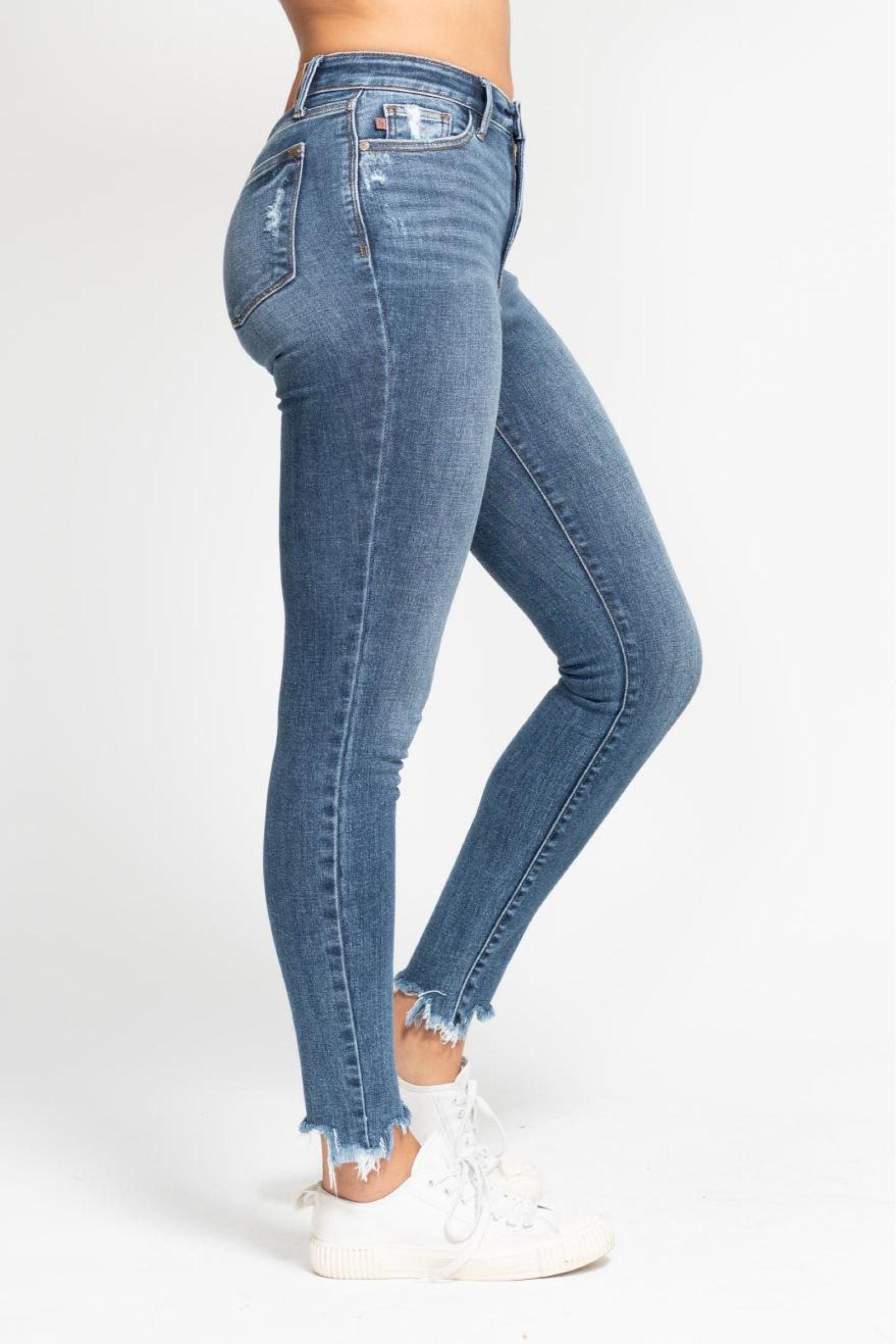 Judy Blue HW Skinny W/Destroy