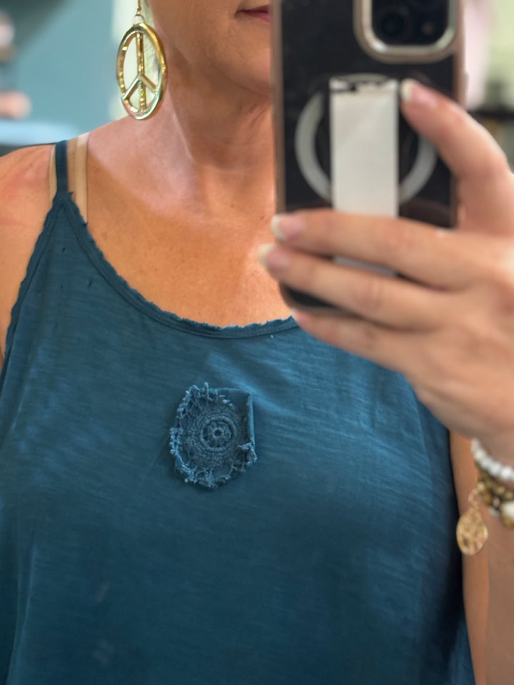 Cami With Flower Detail