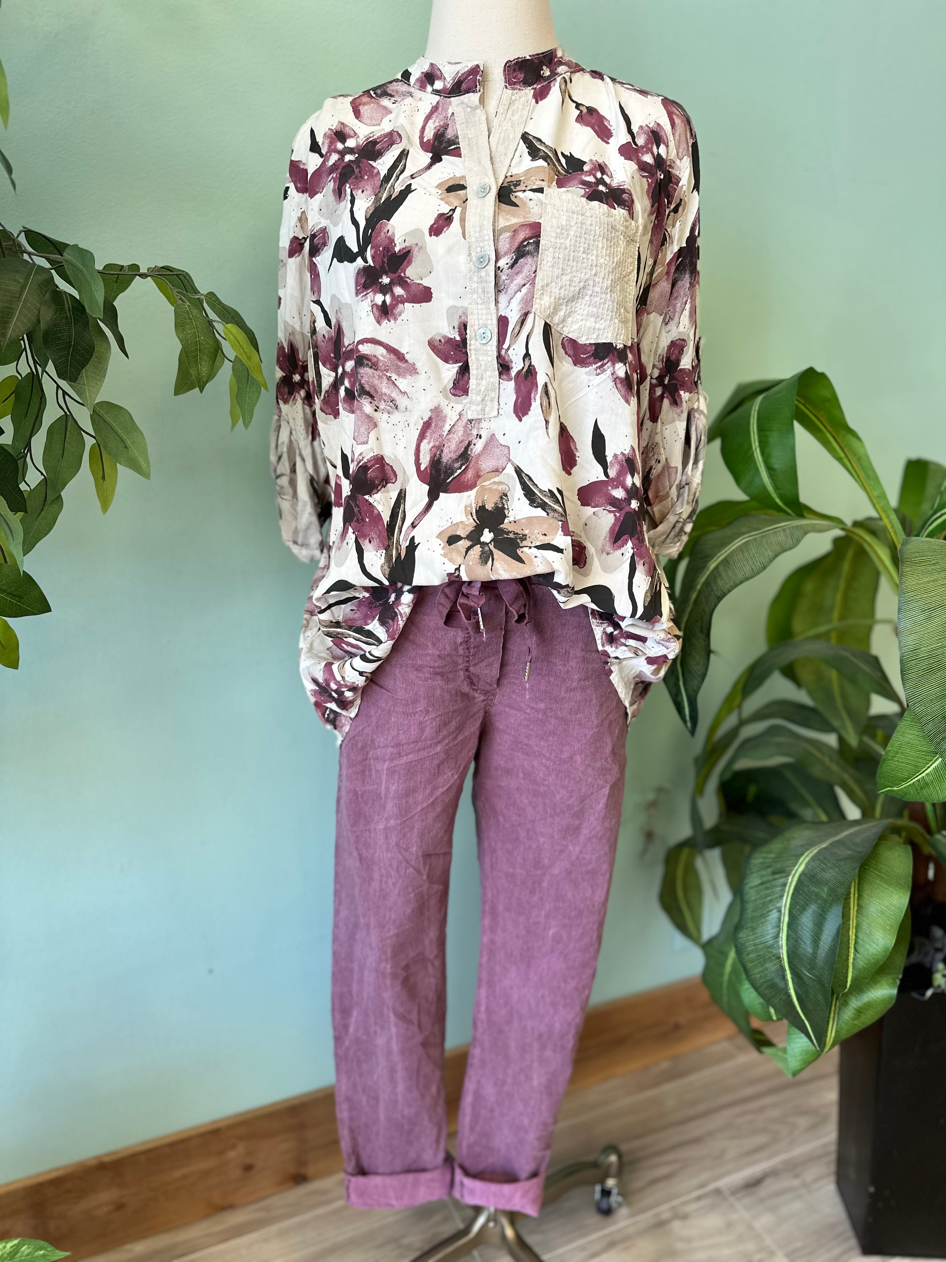 Sequin Pocket Top