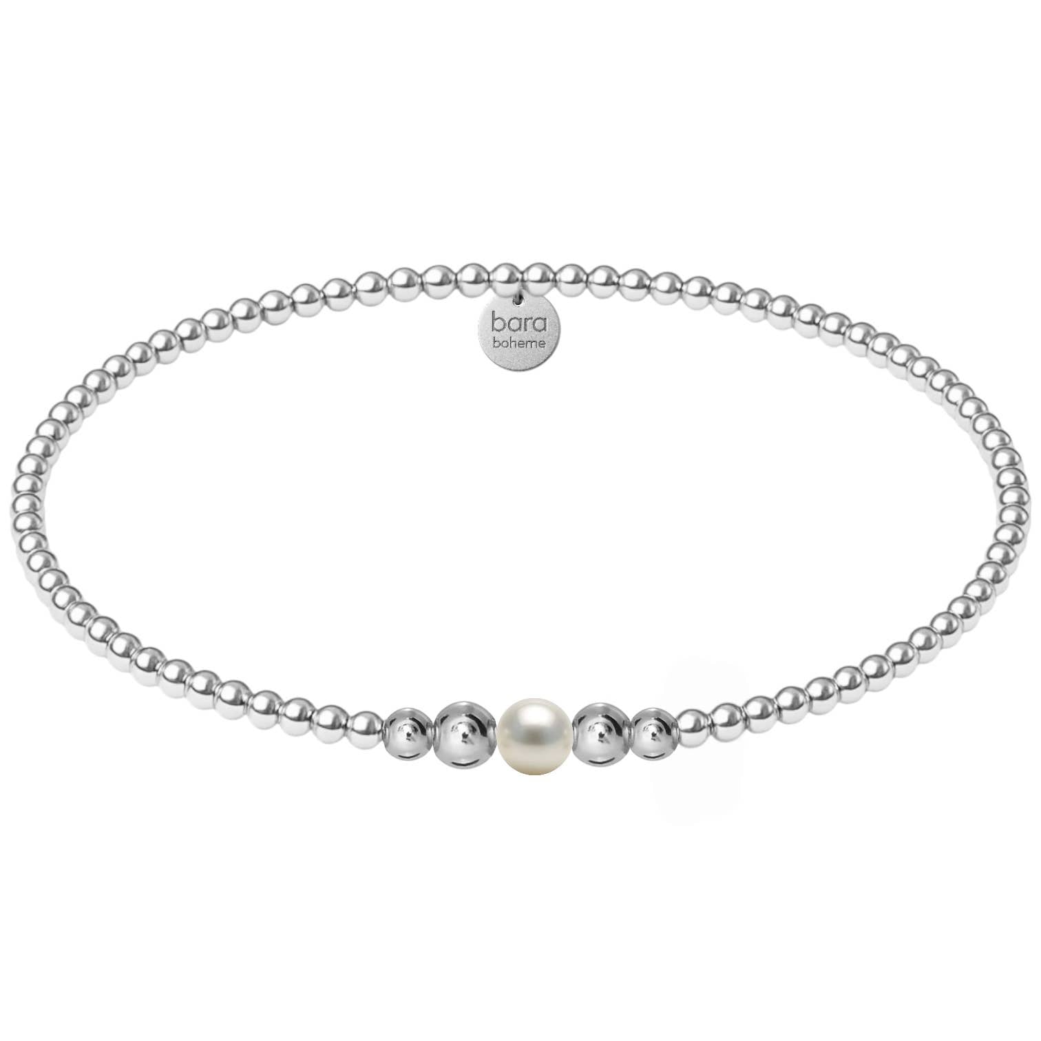 Jenna | Gold Filled Beaded Bracelet with Pearl