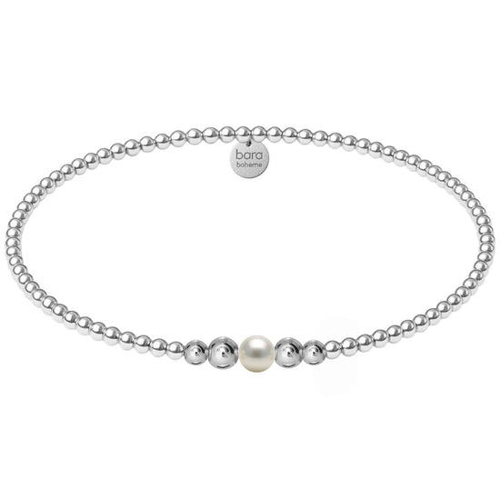 Jenna | Gold Filled Beaded Bracelet with Pearl