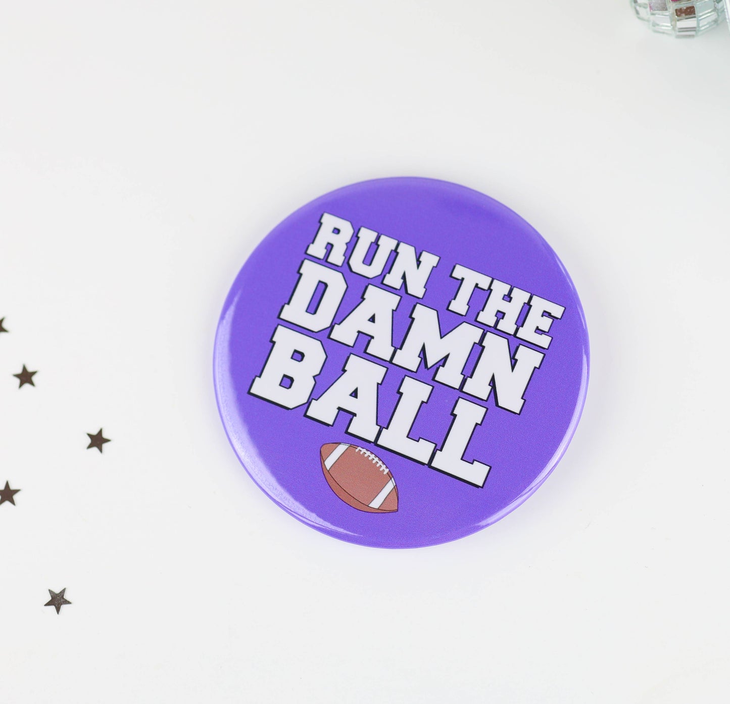Purple Game Day  Buttons | Game Day Pins