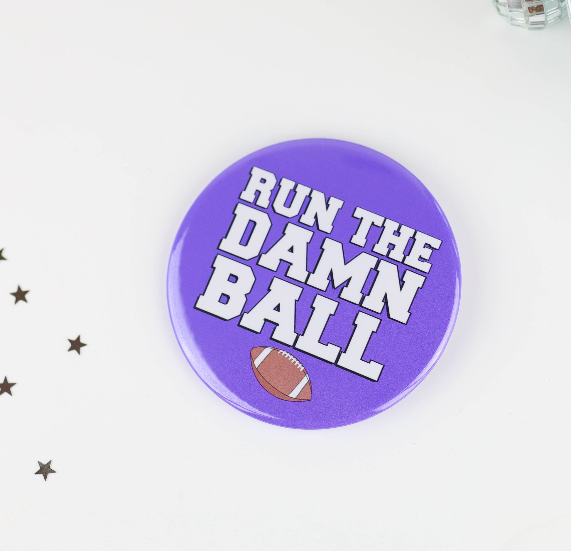 Purple Game Day  Buttons | Game Day Pins