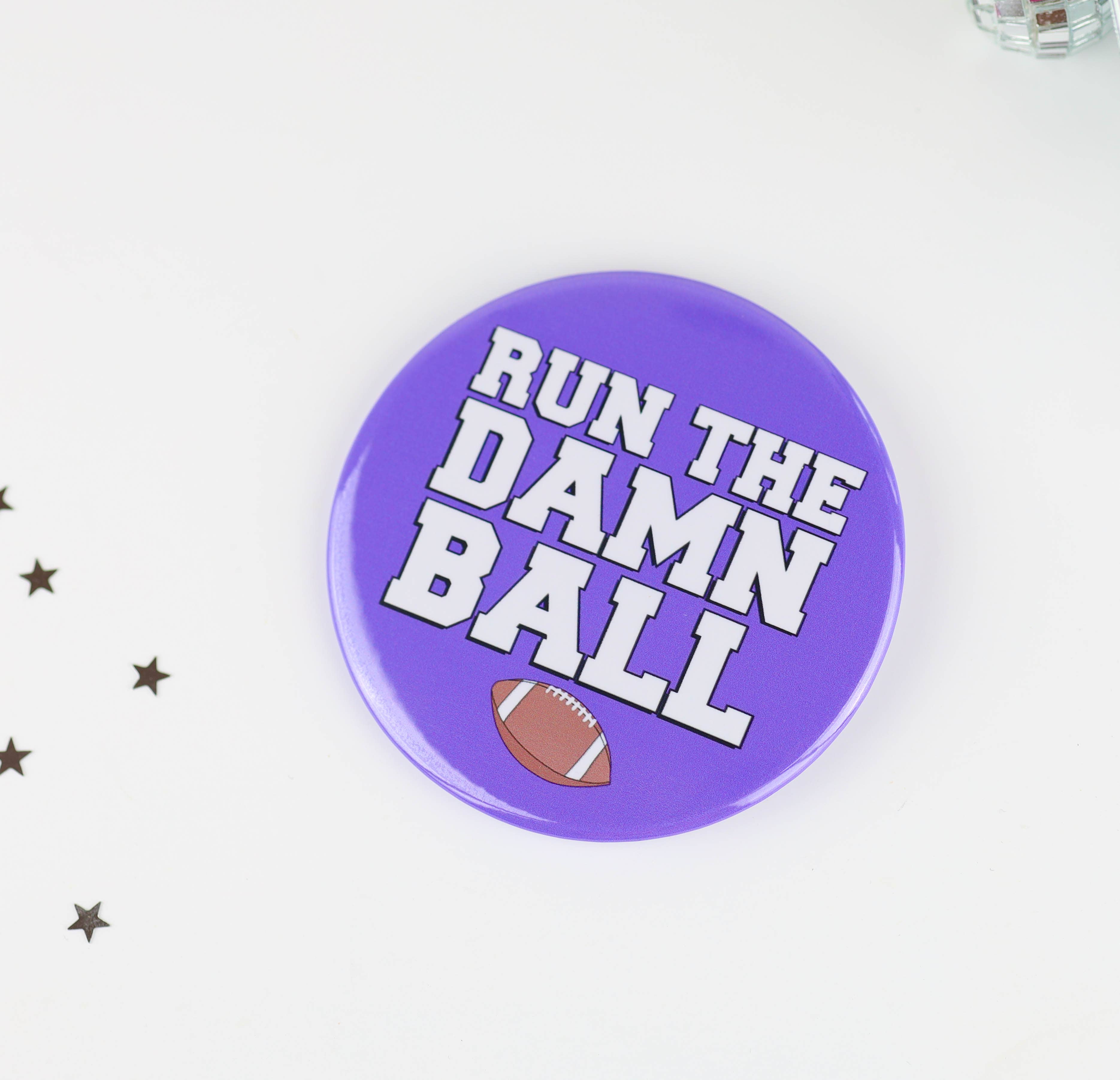 Purple Game Day  Buttons | Game Day Pins