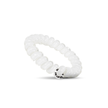 Load image into Gallery viewer, Spiral Hair Coils | Large | Coconut White Hair Ties
