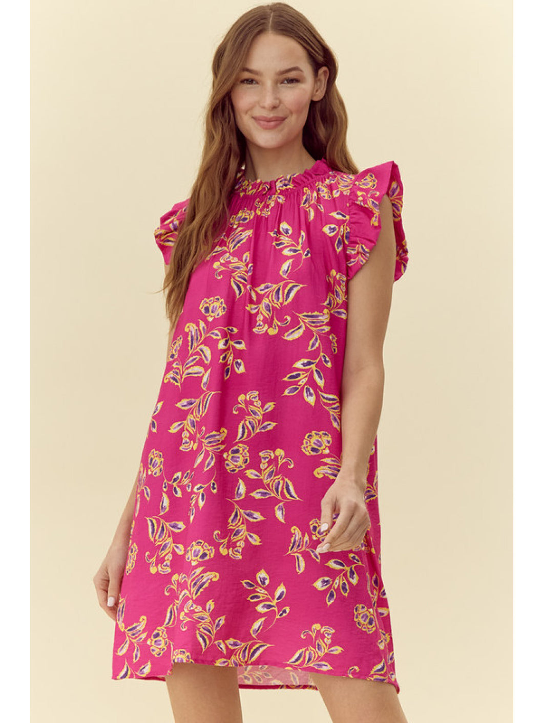 Flower Chiffon Dress