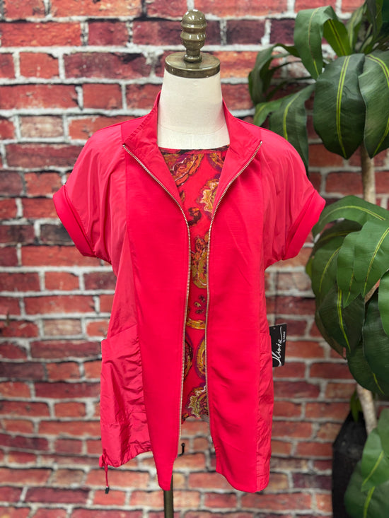 Sunset Paisley Mesh Blouse