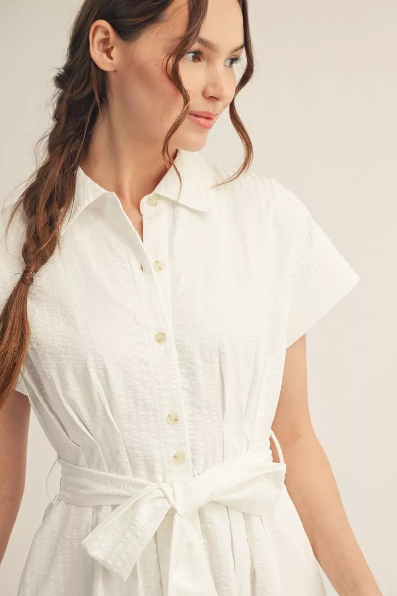 Winter White Dress