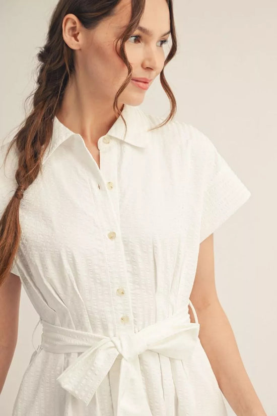 Winter White Dress