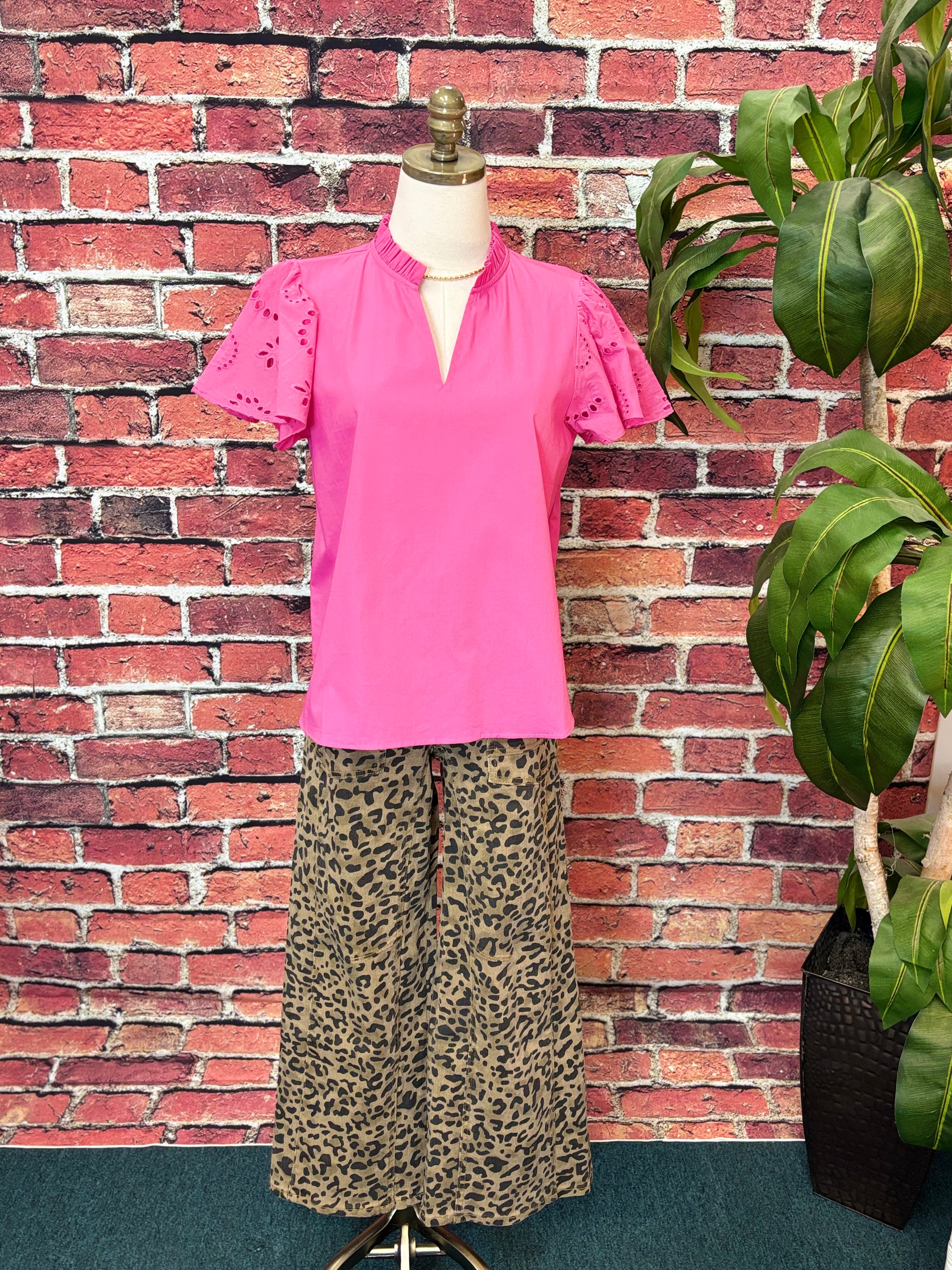 Wild Side Stretch Leopard Denim Jeans