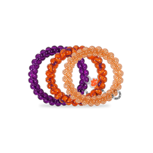 Load image into Gallery viewer, Spiral Hair Coils | Large | Go Tigers! Hair Ties
