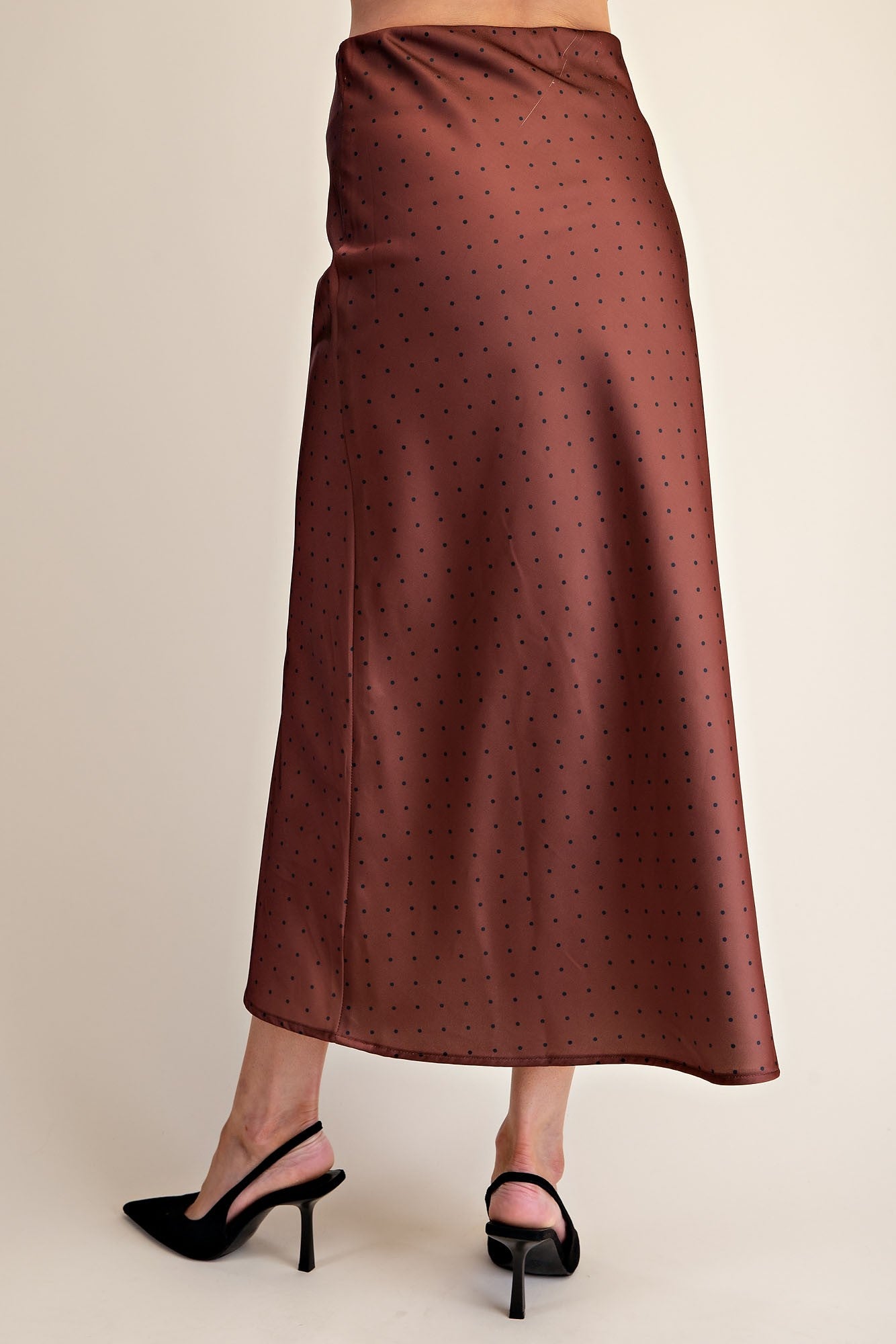 Polka Dot Midi Skirt