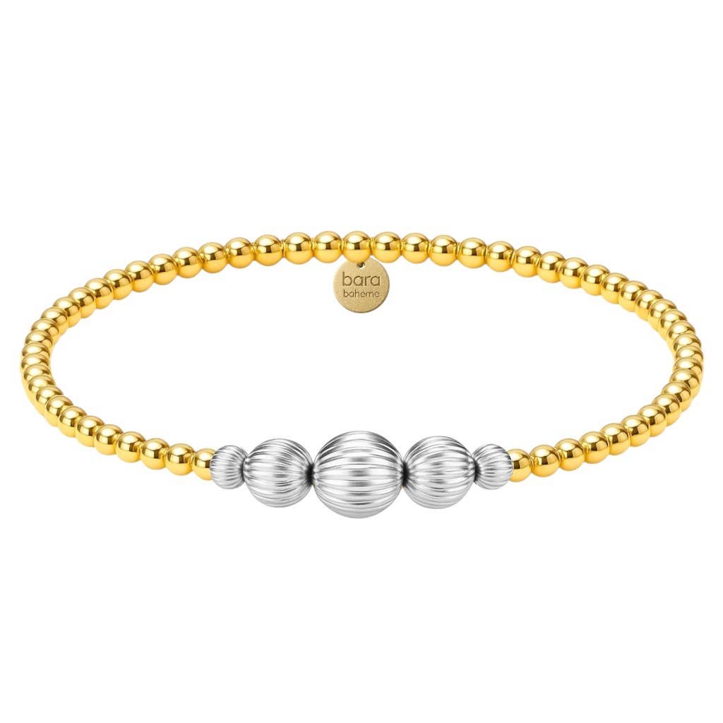 Victoria | Gold Filled Beaded Bracelet