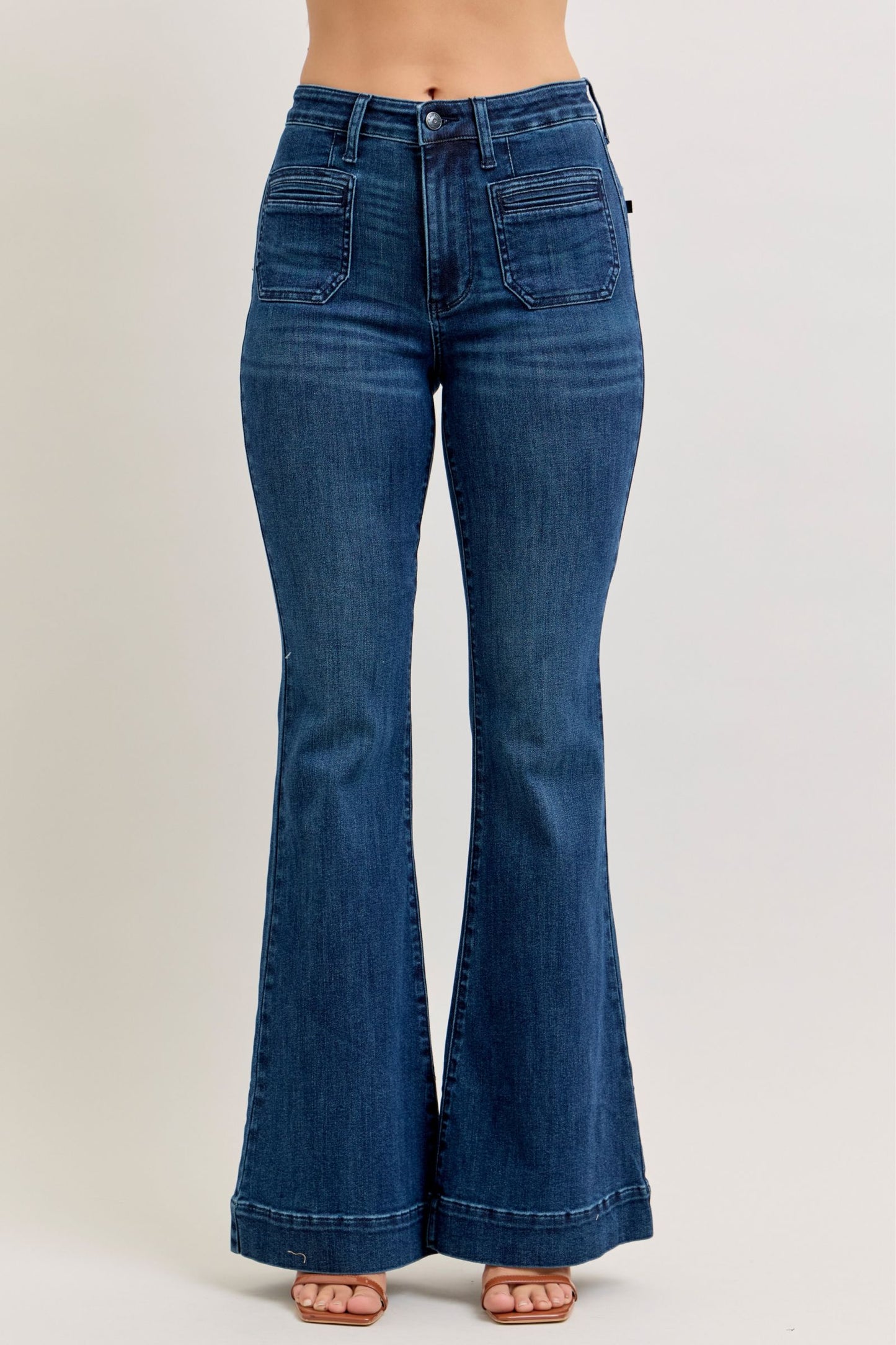 Judy Blue HW Flare W/Vintage Pocket