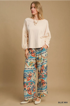 Load image into Gallery viewer, Wide Leg Border Print Pants
