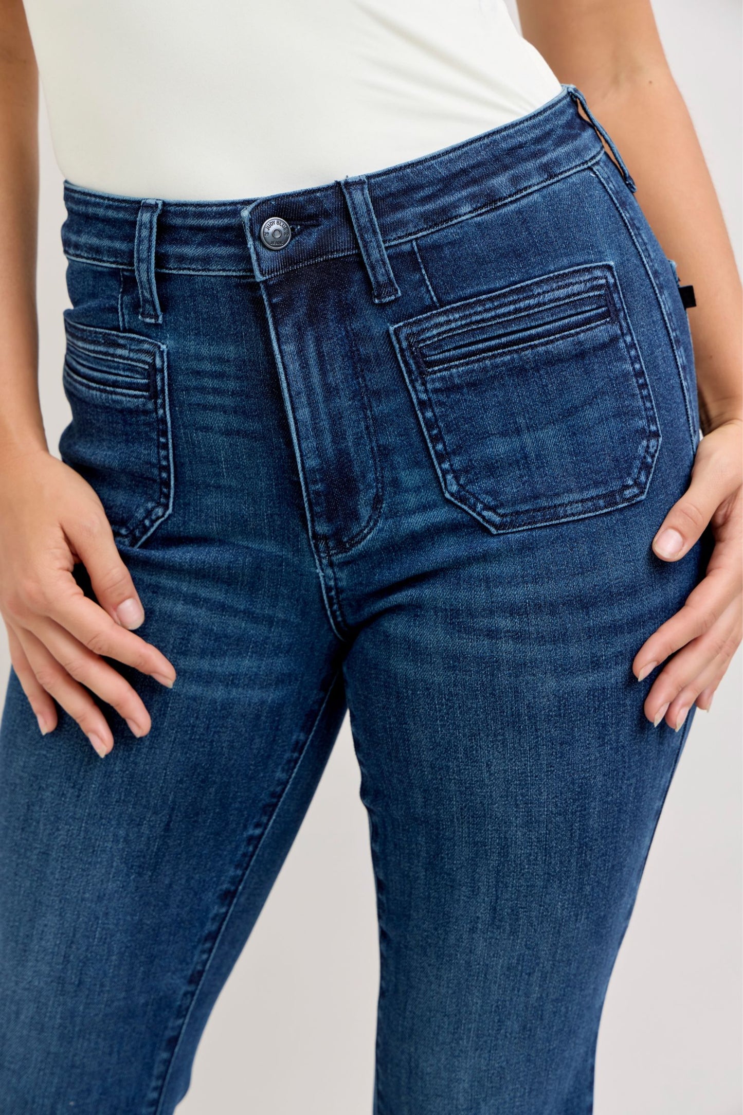 Judy Blue HW Flare W/Vintage Pocket
