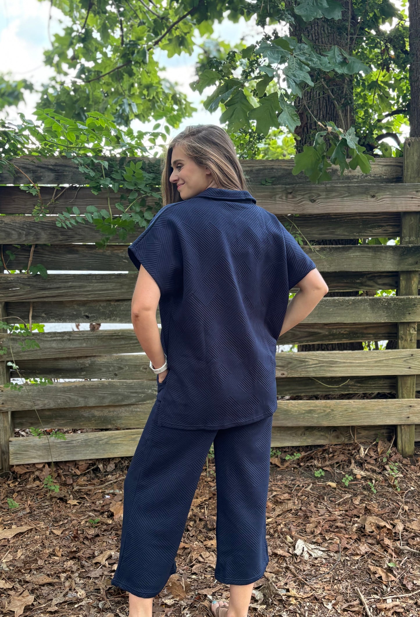 Be Smart Textured 2pc Set