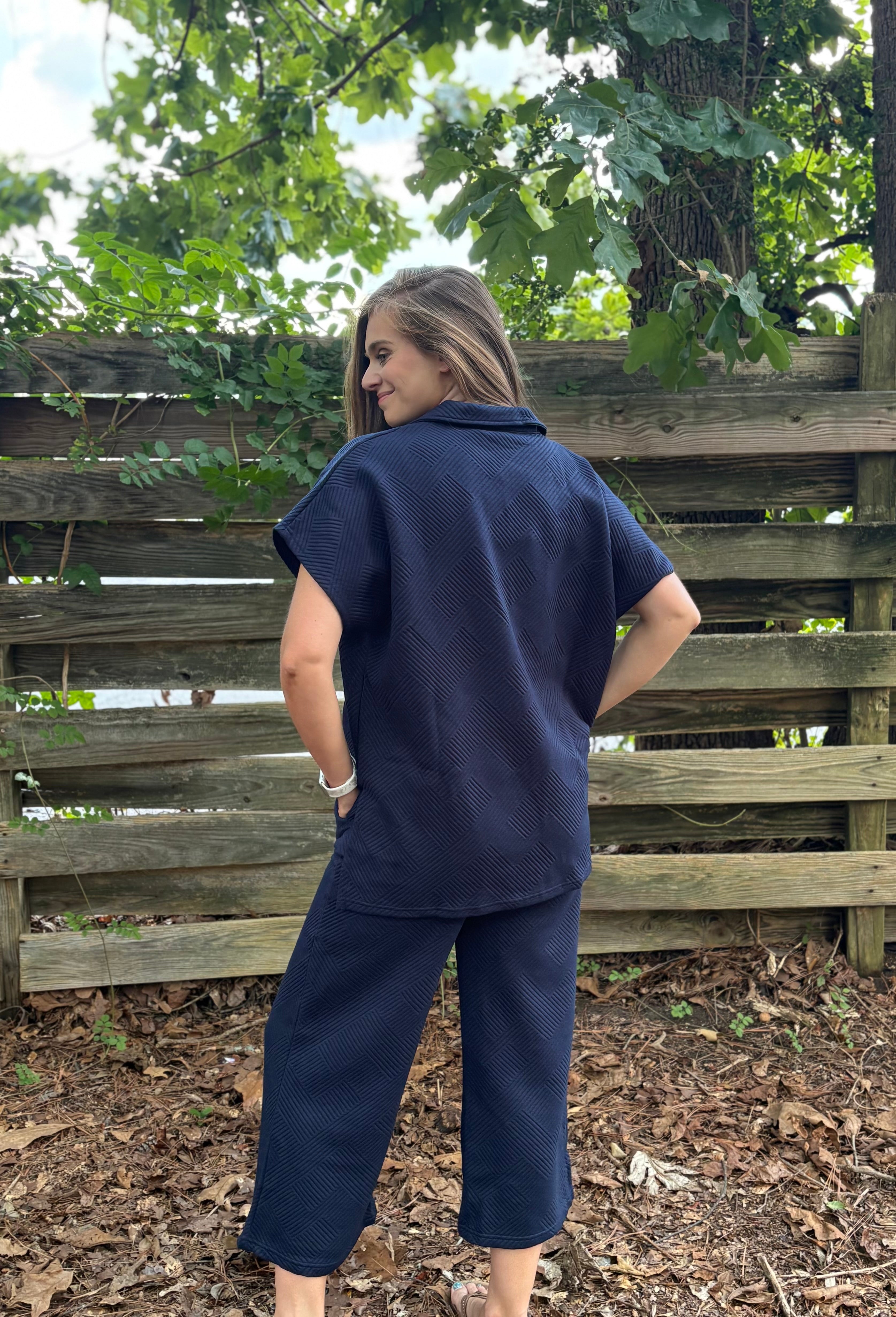 Be Smart Textured 2pc Set