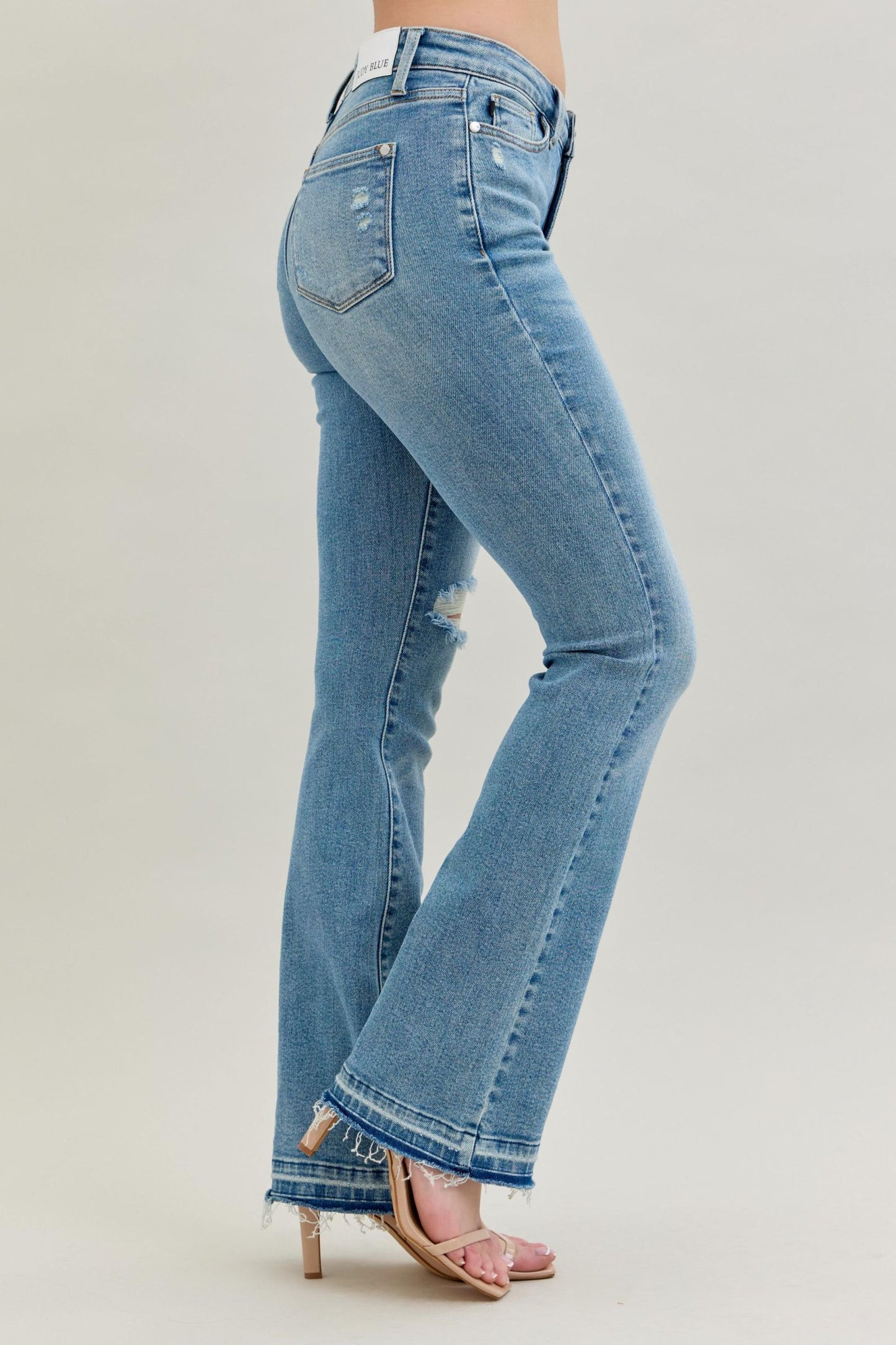 Judy Blue MR Destroy & Released Hem Bootcut