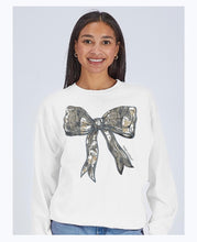 Load image into Gallery viewer, White Camo Bow Sweatshirt

