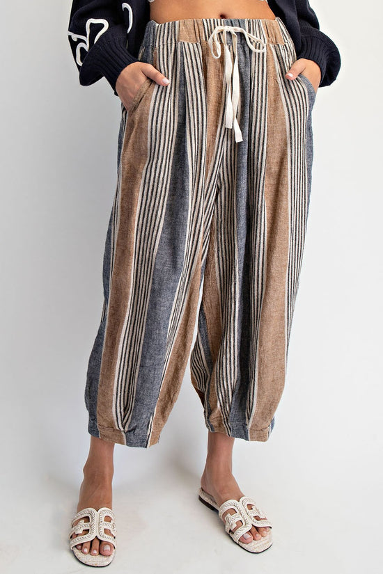 Linen Balloon Pants