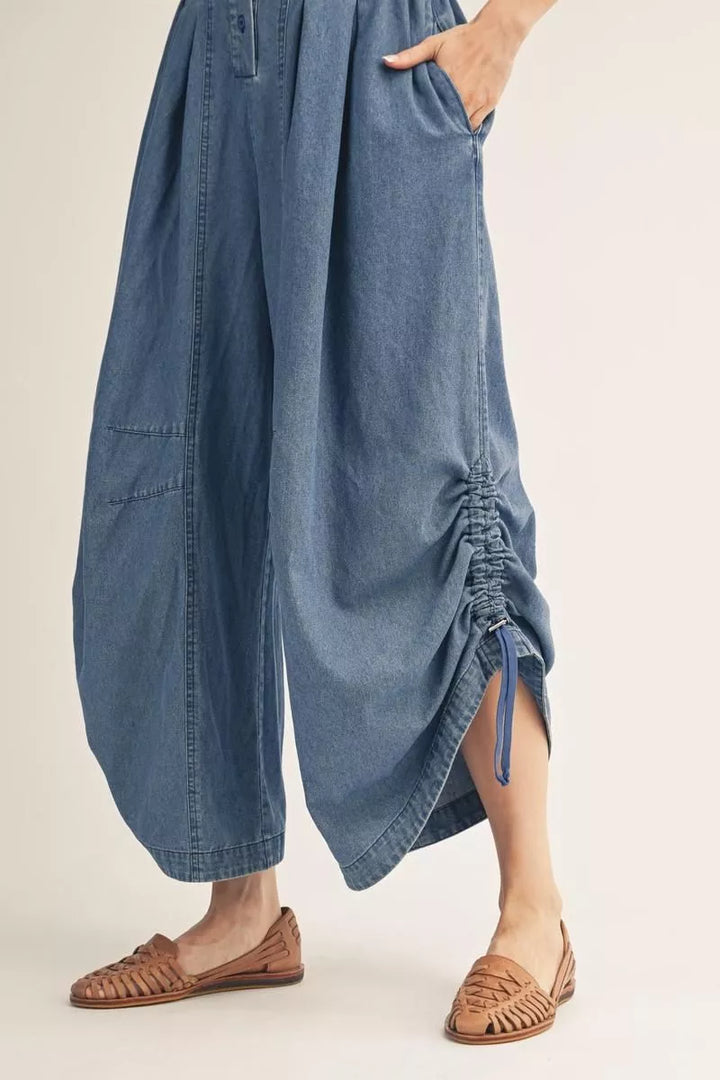 Effortless Charm Chambray Jumpsuit